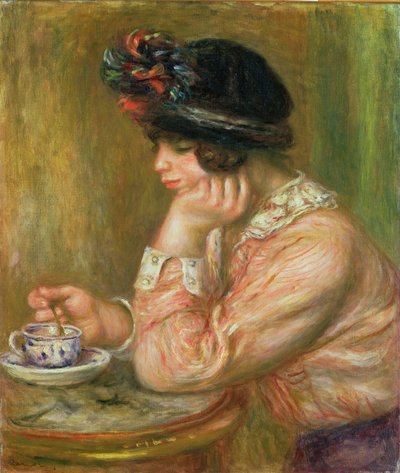 Kop chokolade, 1914 af Pierre Auguste Renoir